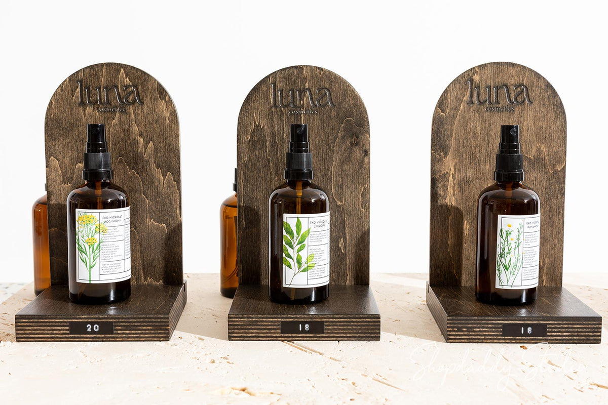 Wood Product Display Table Stand for Retail 
