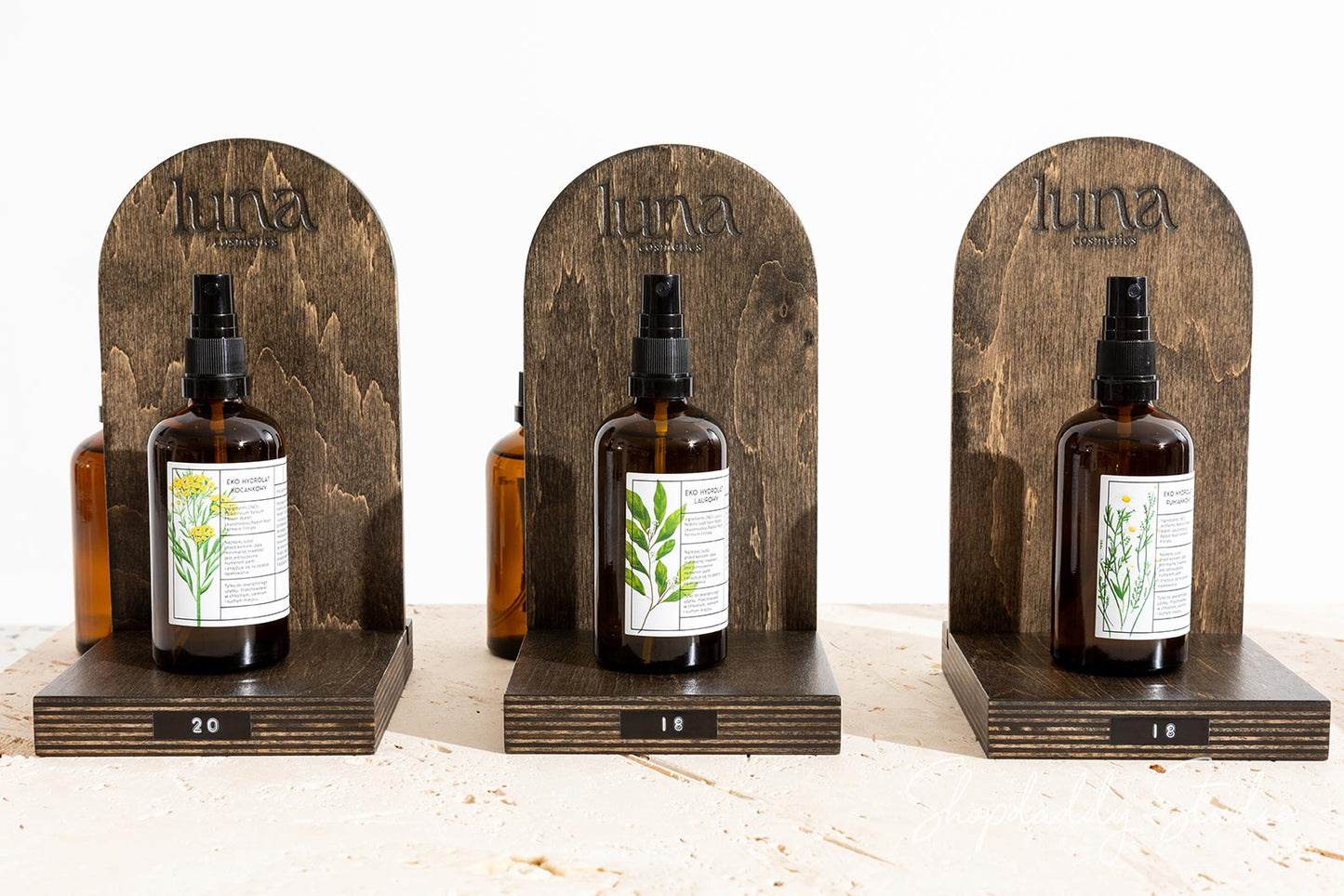 Wood Product Display Table Stand for Retail 