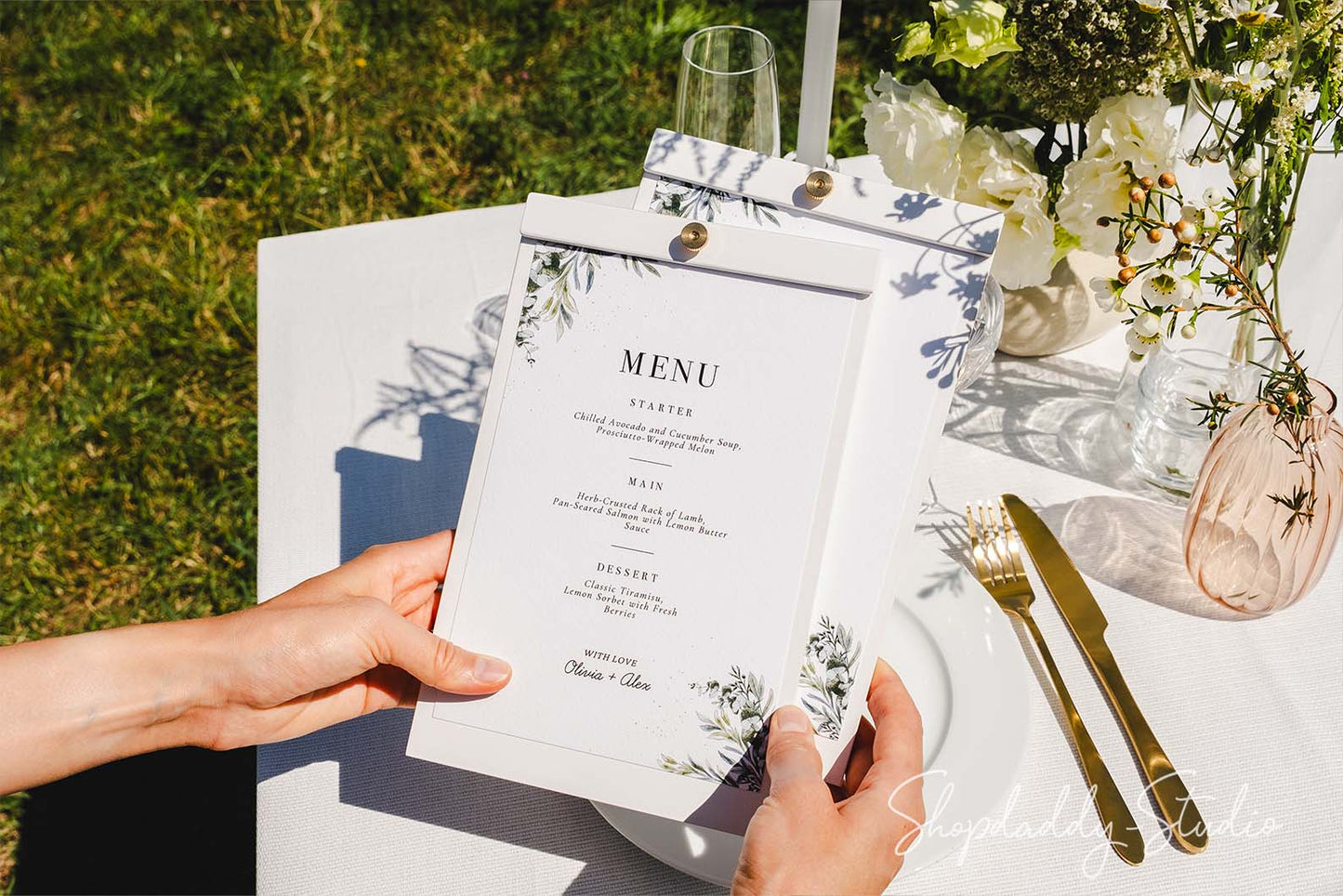 Wood White Angled Wooden Table Stand For Wedding