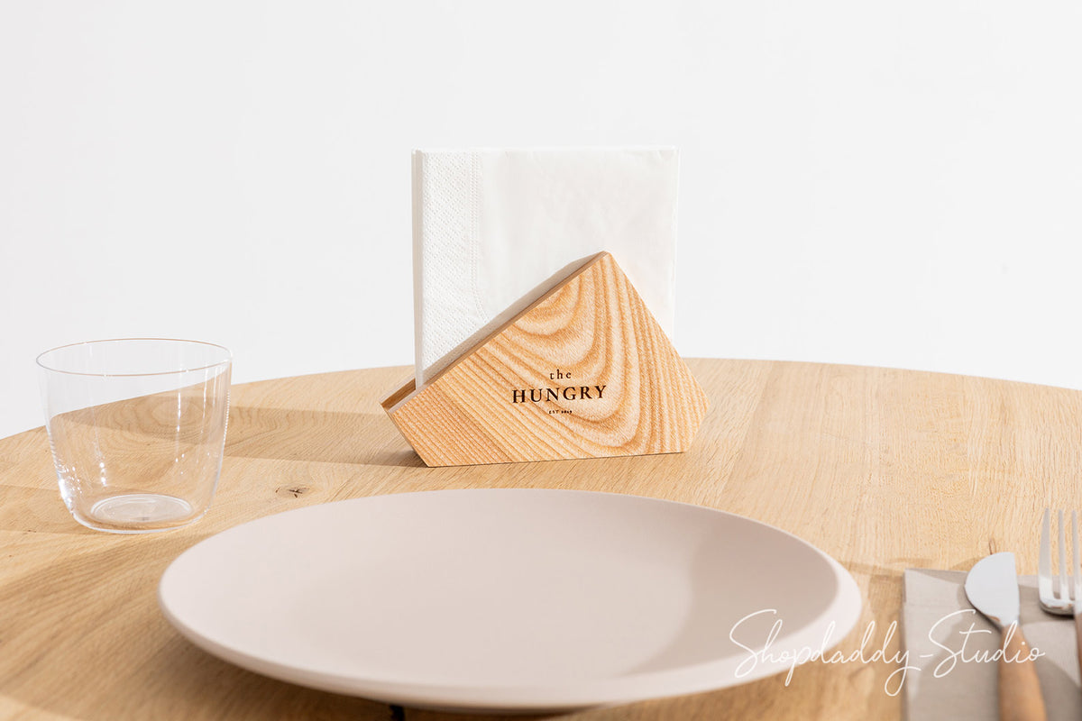Wooden Napkin Holder for bar