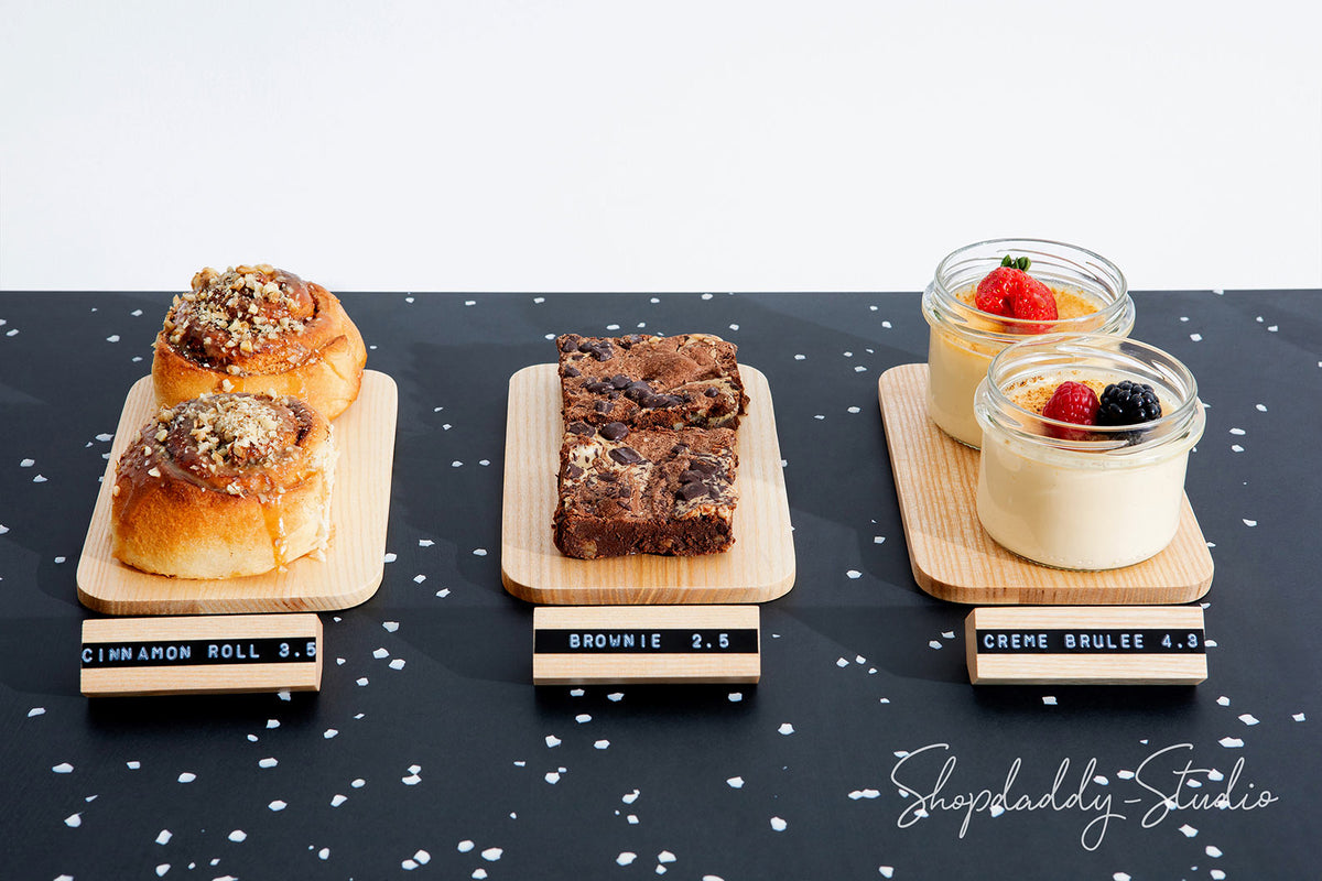 Wooden Price Tag Set