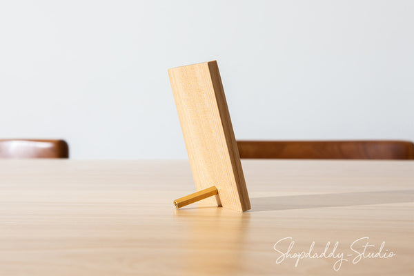 Wooden Stand QR Code Sign Set