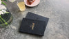 Double Leather Menu Cover with Elastic Band
