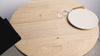 Black Leather Menu Cover Minimalist