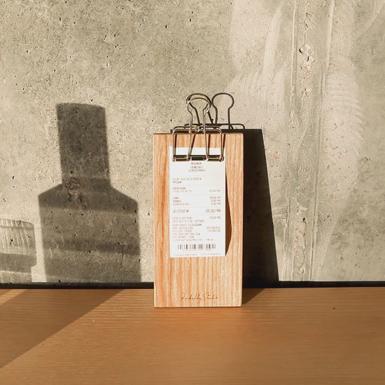 Wood Check Holdern Minimalist