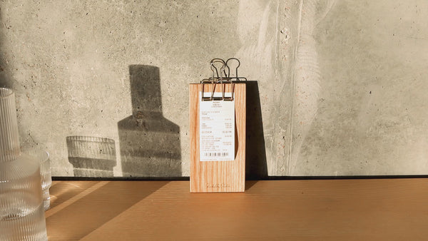 Wood Check Holdern Minimalist