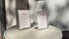 Acrylic Table Menu Holder with Walnut Ashwood Stand