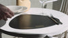 Black Thick Leather Pable Table Dining Placemat