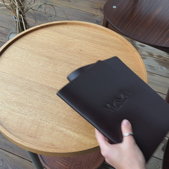 Stylish_Black_Thick_Leather_Menu_Holder