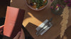 Brown Double Leather Menu Cover with Corners