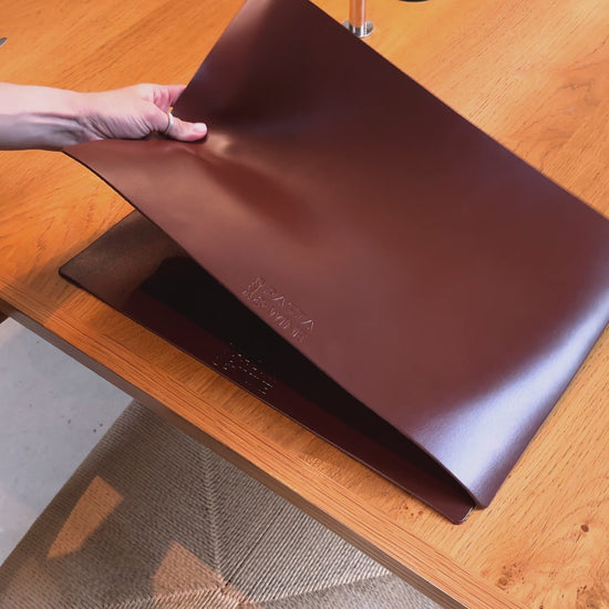 Brown Thick Leather Table Dining Placemat