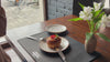 Black Leather Table Dining Placemat