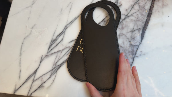 Black Do Not Disturb Door Sign