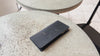 Black Italian Leather Check Presenter with your logo