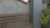 Mahogany Angled Wooden Table Stand with Metal Clip

