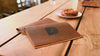 Rusty Leather Menu Cover with Plastic Sleeves