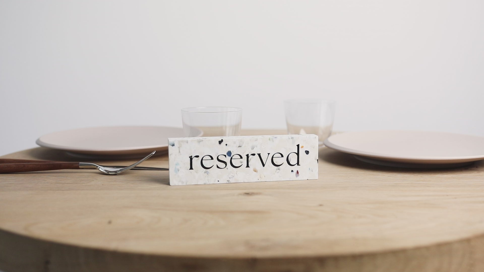 Restaurant Reserved Sign