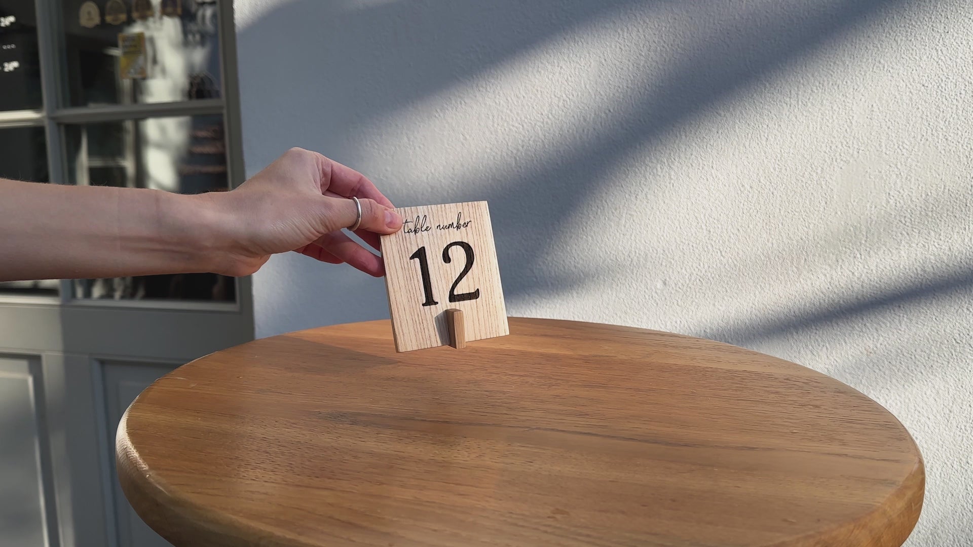 Set Of Table Numbers With Qr Code