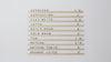 Wall Menu Board With Wooden Rails & Changeable Letters