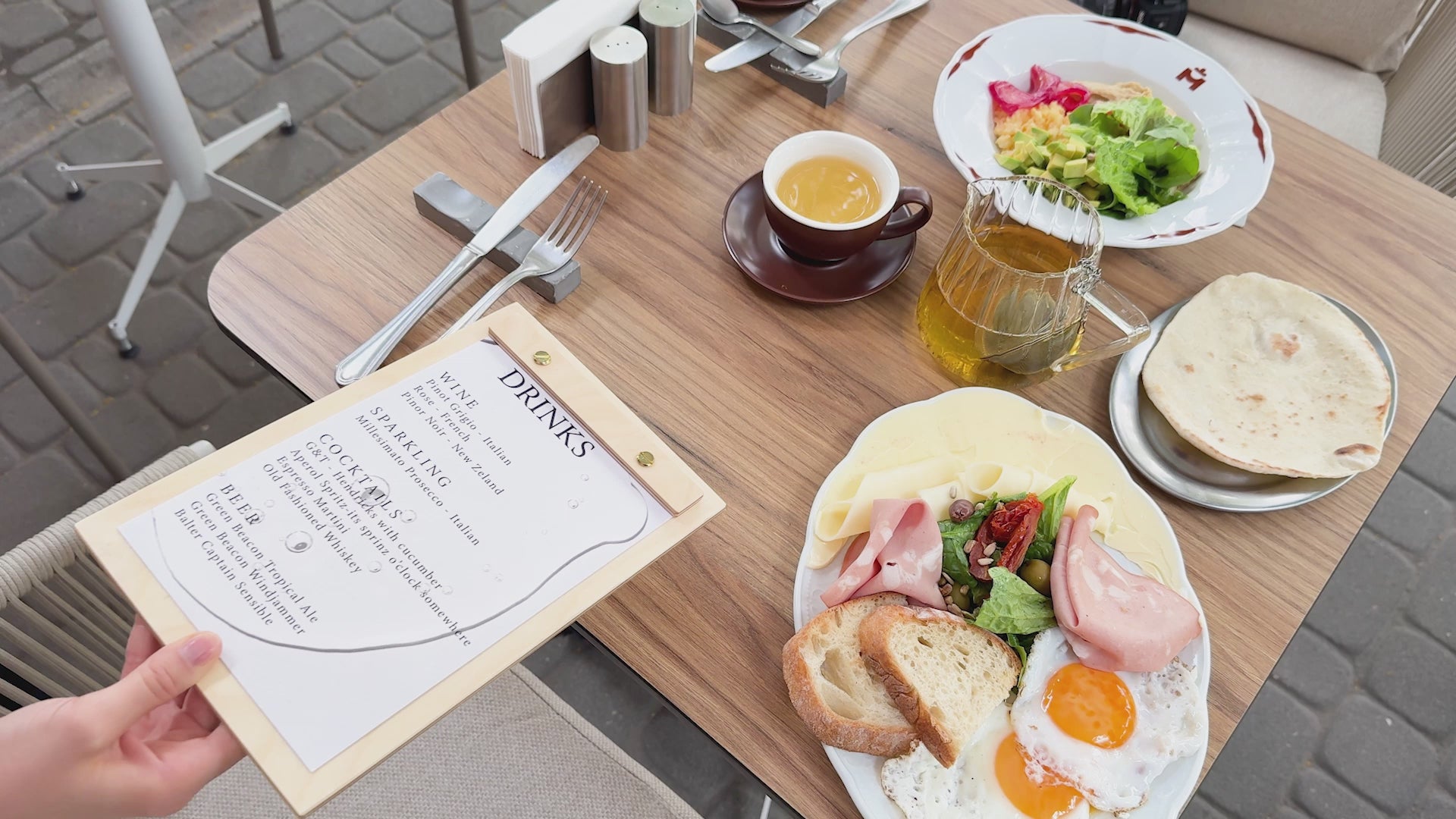 Wooden Menu Board