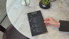 Black Plywood Menu Board with Logo for Restaurants
