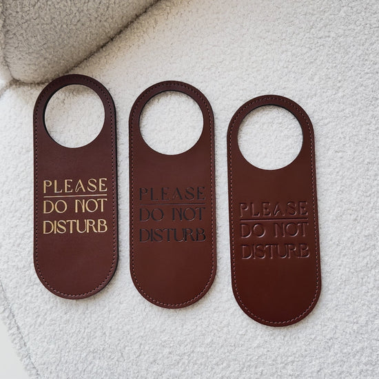 Do Not Disturb Door Sign