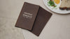 Olive Leather Bill Holder with Two Pockets