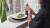 Dark Brown Thick Leather Oval Table Dining Placemat