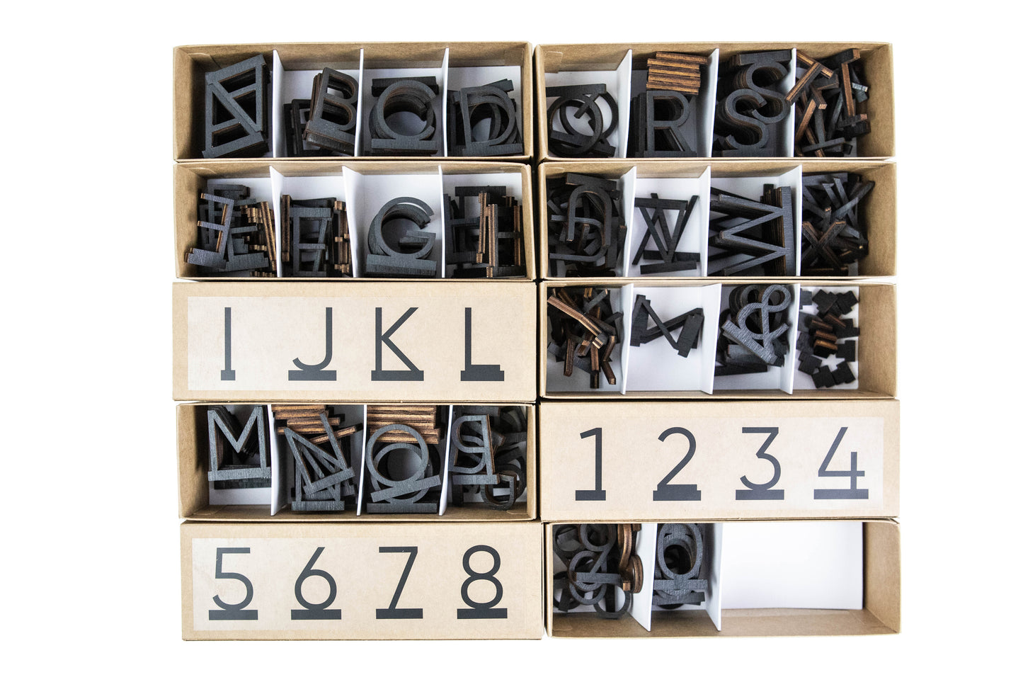 Additional Set of Letters for Plywood Letter Board