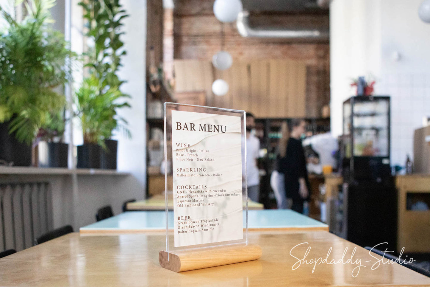 acrylic promotion table top display