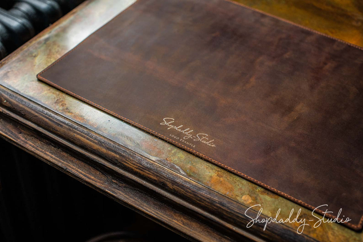 Rusty Leather Table Dining Place mat