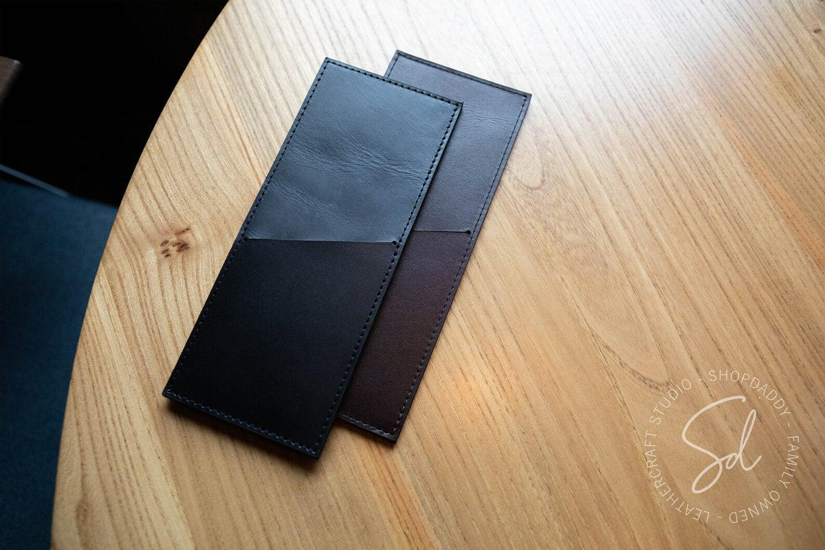 cafeDark Brown Leather Cutlery Bag