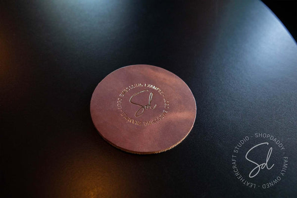 Set of Brown Coasters with Cork (5 pcs)