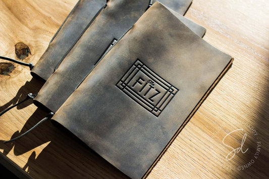 restaurant guest menu cover shopdaddy studio