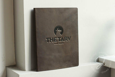 leather menu cover for restaurant shopdaddy studio
