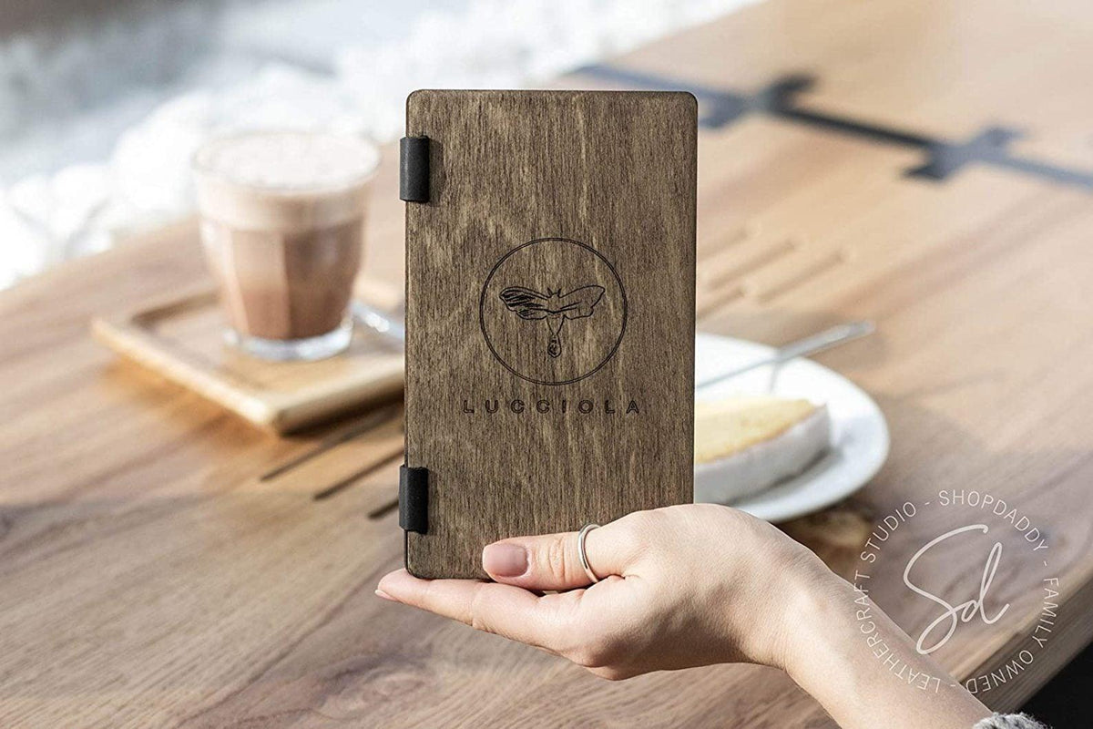 Wood Check Presenter with Pocket on Screws