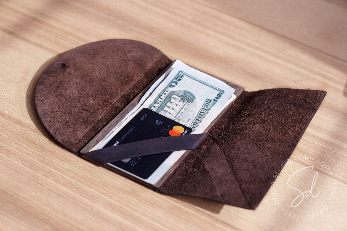 Chocolate Bill Presenter with Button Stud