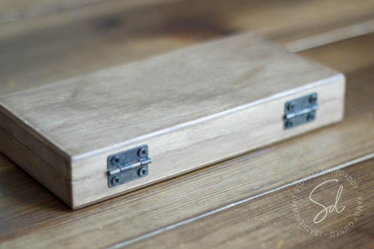 Walnut Wooden server Check Presenter Box