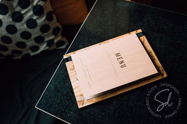 restaurant wooden menu board shopdaddy studio