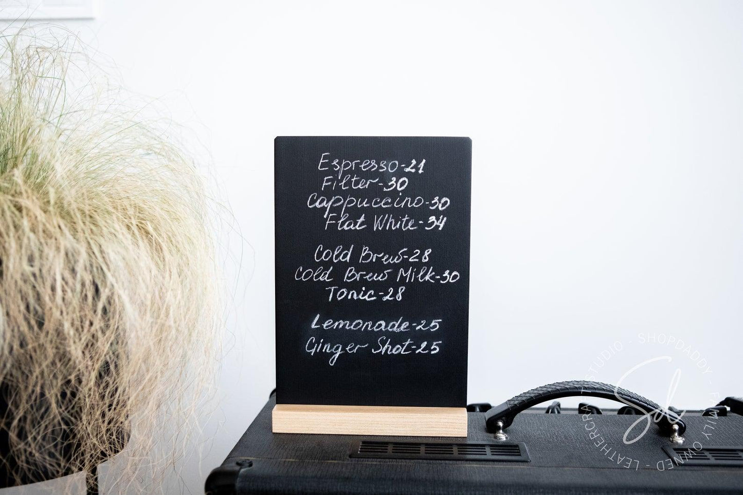 chalkboard menu sign shopdaddy studio