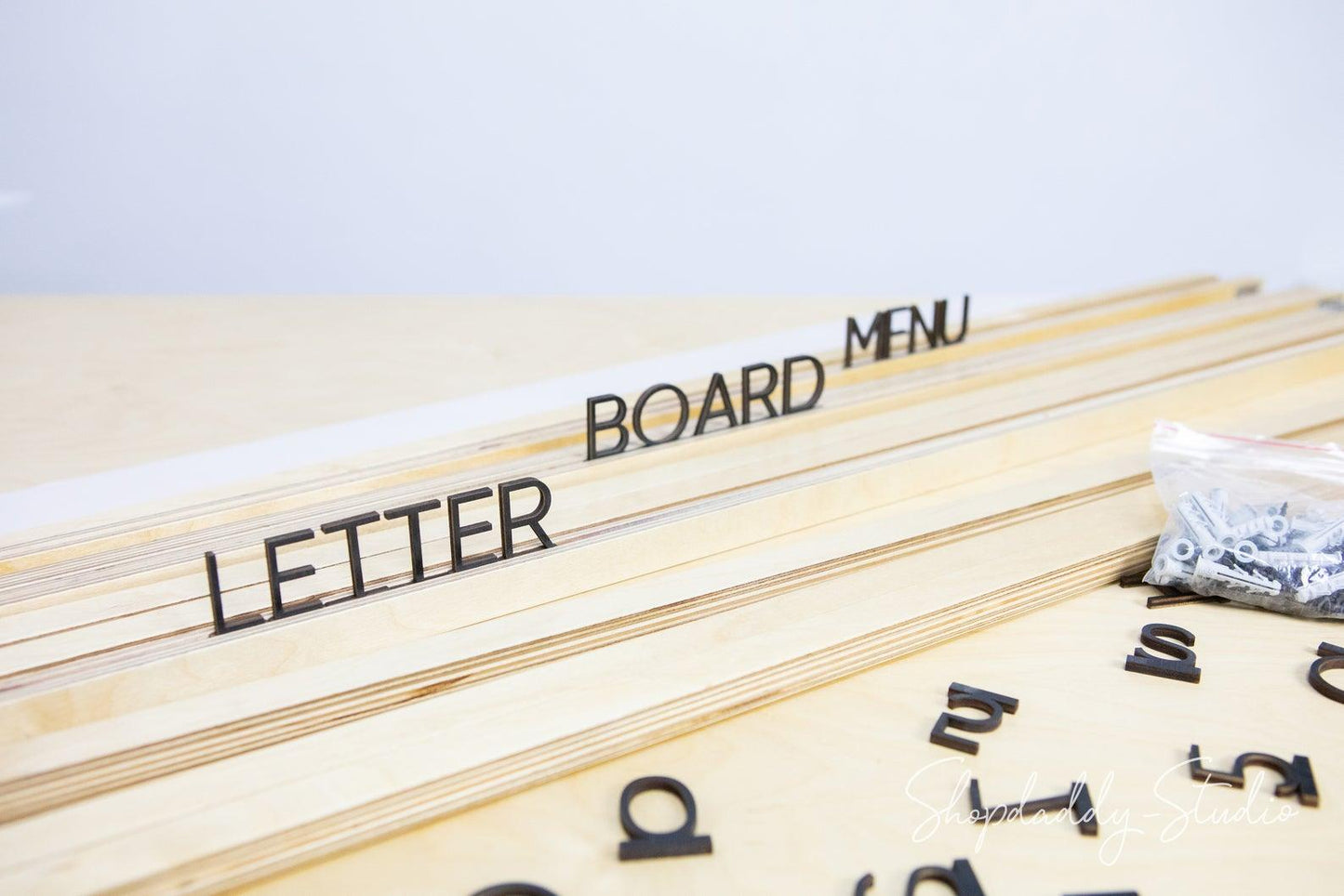 wall message board for cafe menu shopdaddy studio