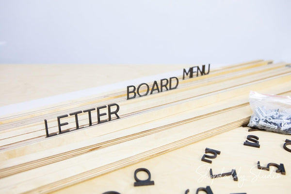 wall message board for cafe menu shopdaddy studio