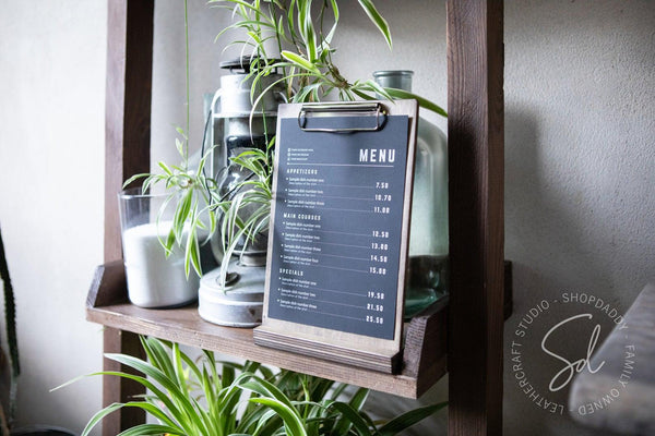 Wooden Table Stand with Clip