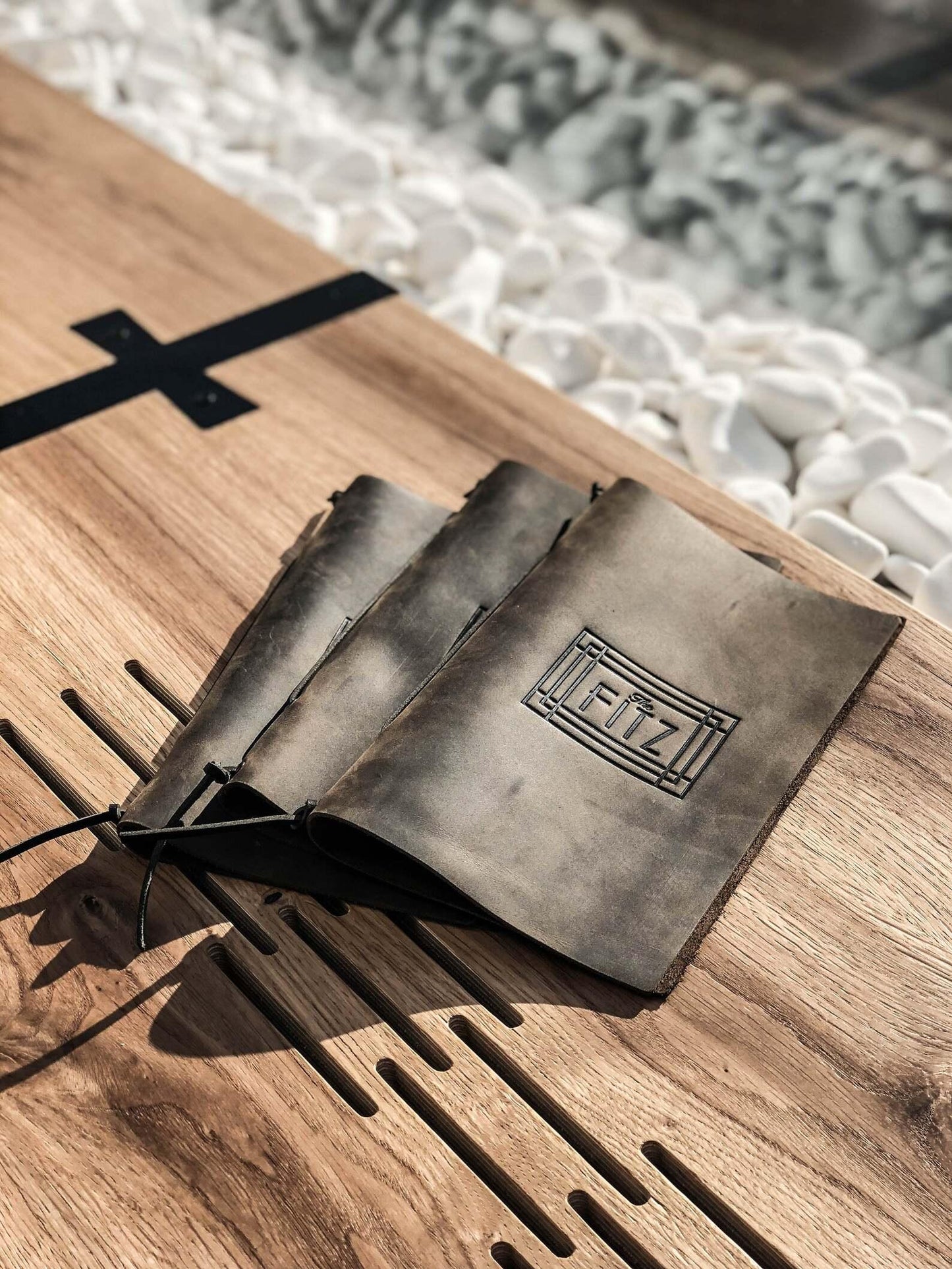 restaurant leather menu cover shopdaddy studio