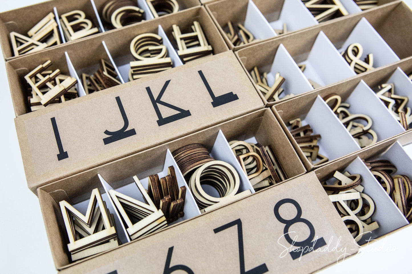 Additional Set of Letters for Plywood Letter Board