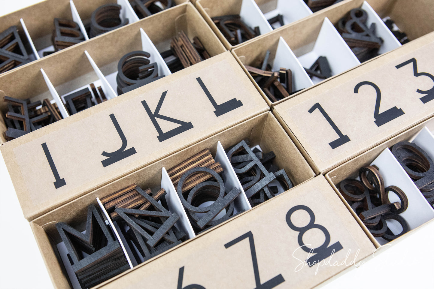 Additional Set of Letters for Plywood Letter Board