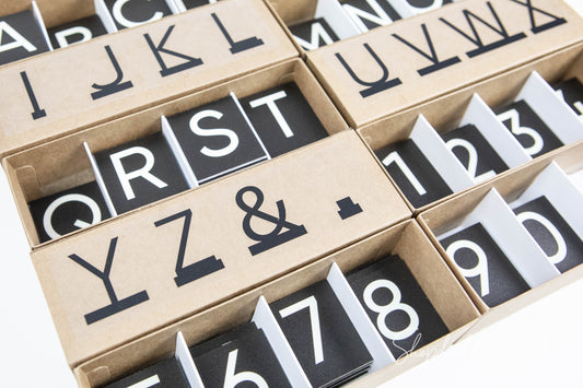 Additional Set of Letters for PVC Letter Board