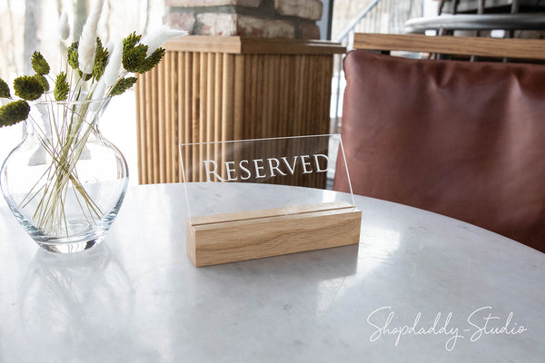 restaurant table number shopdaddy studio