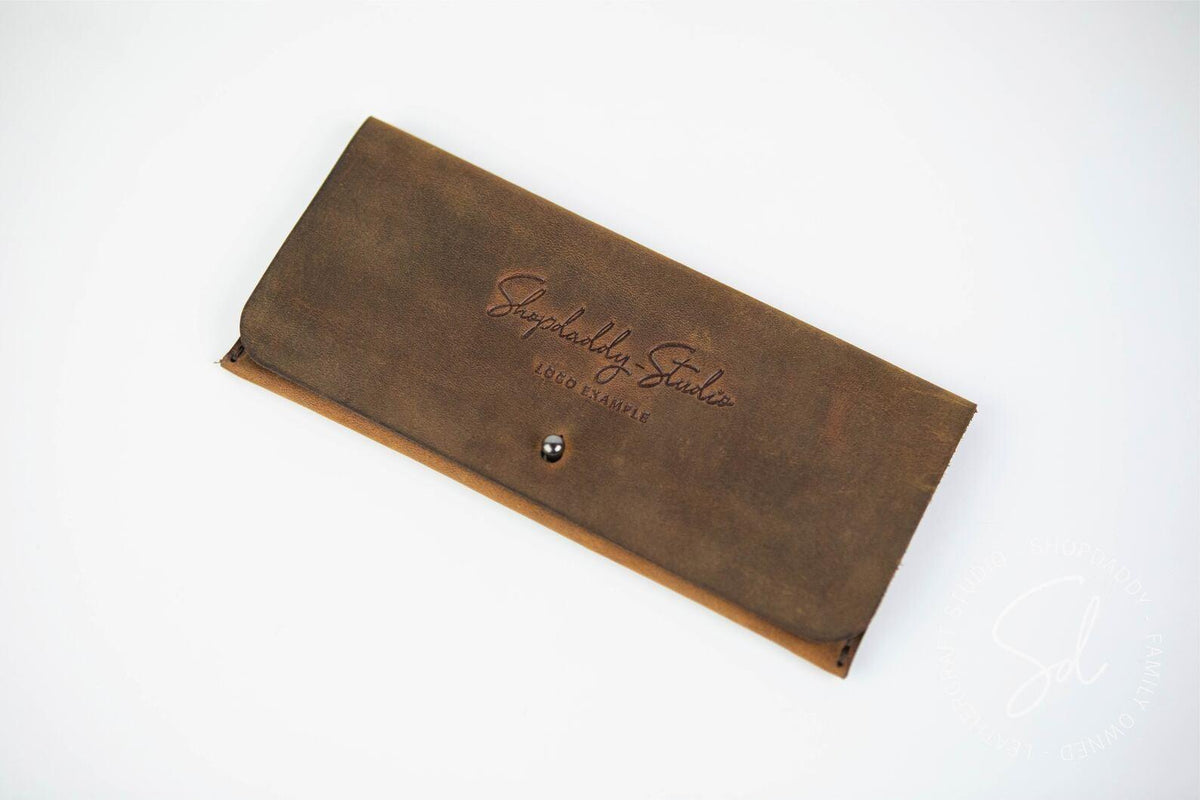 Rusty Server Bill Presenter with Pocket and Button Stud
