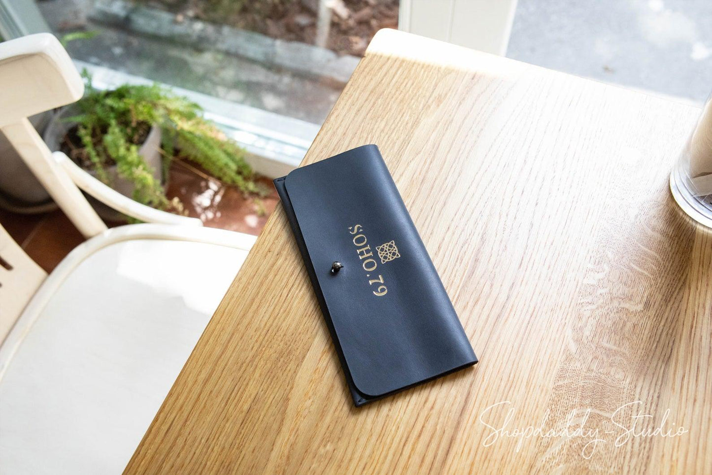 restaurant guest leather check holder 